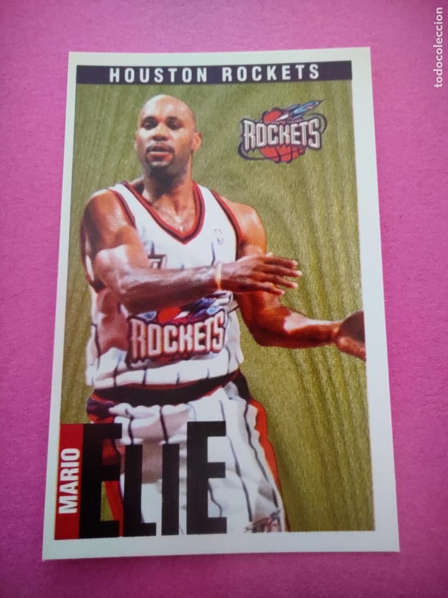 Coleccionismo deportivo: 171 - MARIO ELIE (HOUSTON ROCKETS) 96 97 - CROMO PANINI NBA BASKETBALL 1996 1997