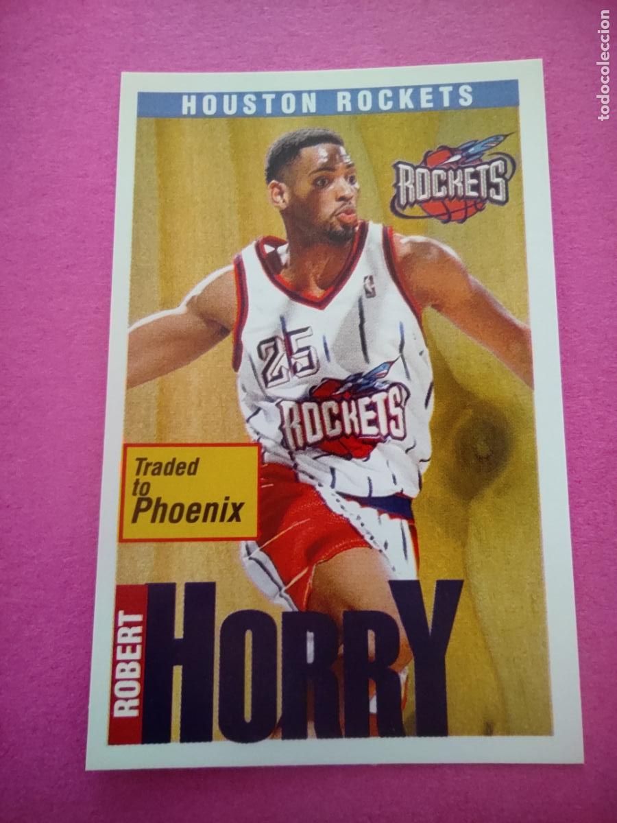 Coleccionismo deportivo: 172 - ROBERT HORRY (HOUSTON ROCKETS) 96 97 - CROMO PANINI NBA BASKETBALL 1996 1997