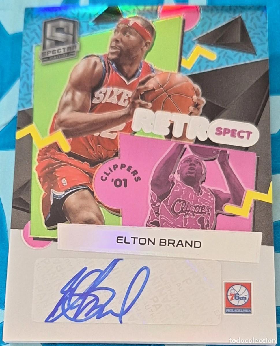 Coleccionismo deportivo: Elton Brand Philadelphia 76ers Panini Spectra #RSA-EBR 48/99 Auto
