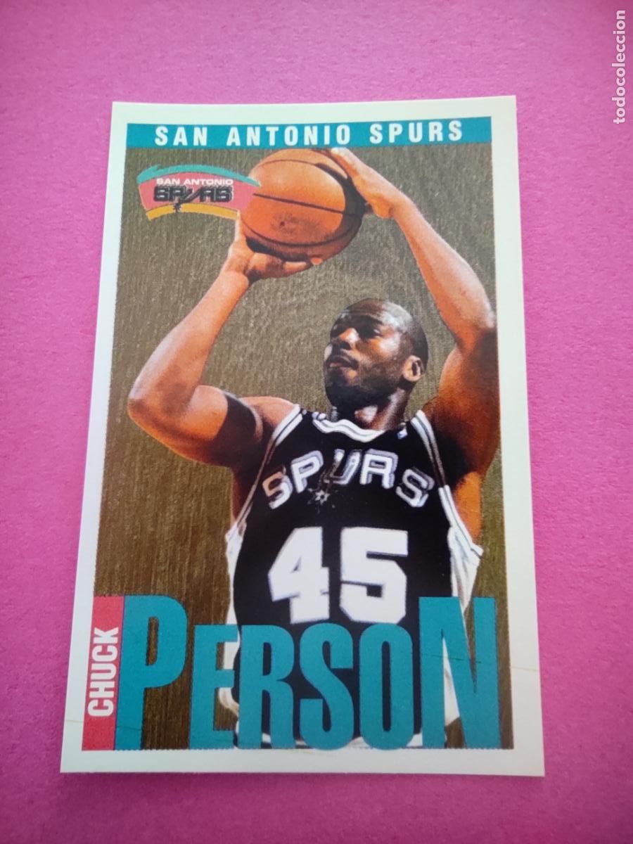 Coleccionismo deportivo: 189 - CHUCK PERSON (SAN ANTONIO SPURS) 96 97 - CROMO PANINI NBA BASKETBALL 1996 1997
