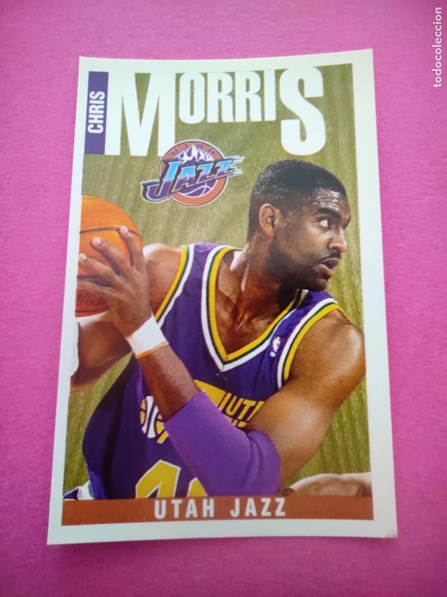 Coleccionismo deportivo: 197 - CHRIS MORRIS (UTAH JAZZ) 96 97 - CROMO PANINI NBA BASKETBALL 1996 1997