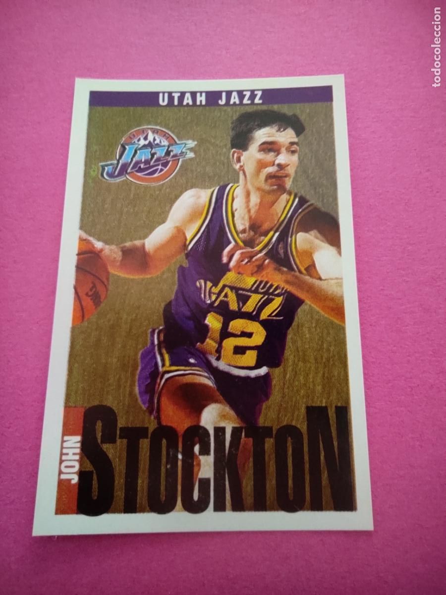 Coleccionismo deportivo: 200 - JOHN STOCKTON (UTAH JAZZ) 96 97 - CROMO PANINI NBA BASKETBALL 1996 1997