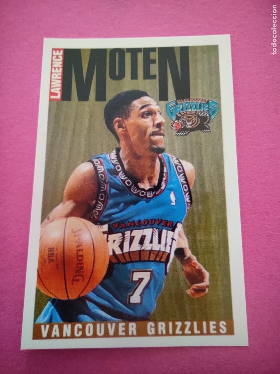 Coleccionismo deportivo: 205 - LAWRENCE MOTEN (VANCOUVER GRIZZLIES) 96 97 - CROMO PANINI NBA BASKETBALL 1996 1997