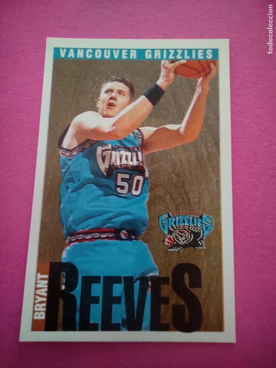 Coleccionismo deportivo: 208 - BRYANT REEVES (VANCOUVER GRIZZLIES) 96 97 - CROMO PANINI NBA BASKETBALL 1996 1997
