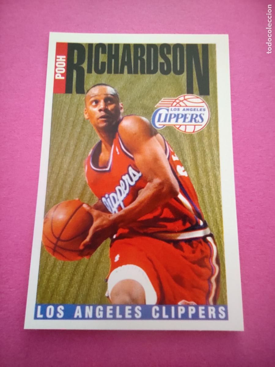 Coleccionismo deportivo: 223 - POOH RICHARDSON (LOS ANGELES CLIPPERS) 96 97 - CROMO PANINI NBA BASKETBALL 1996 1997