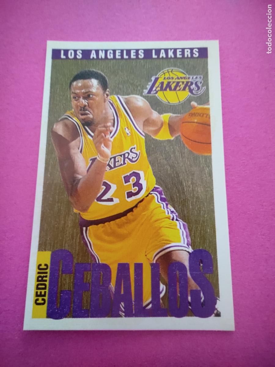 Coleccionismo deportivo: 229 - CEDRIC CEBALLOS (LOS ANGELES LAKERS) 96 97 - CROMO PANINI NBA BASKETBALL 1996 1997