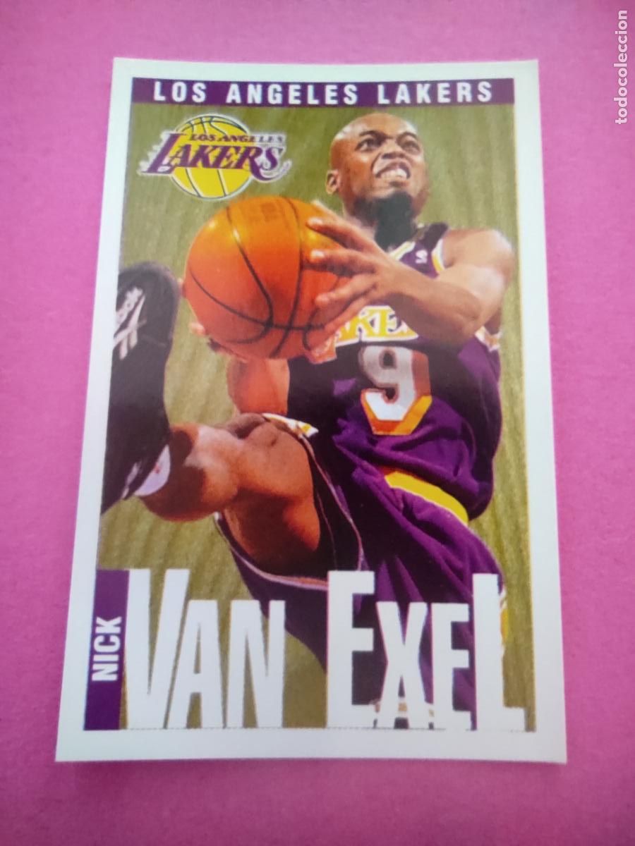 Coleccionismo deportivo: 236 - NICK VAN EXEL (LOS ANGELES LAKERS) 96 97 - CROMO PANINI NBA BASKETBALL 1996 1997