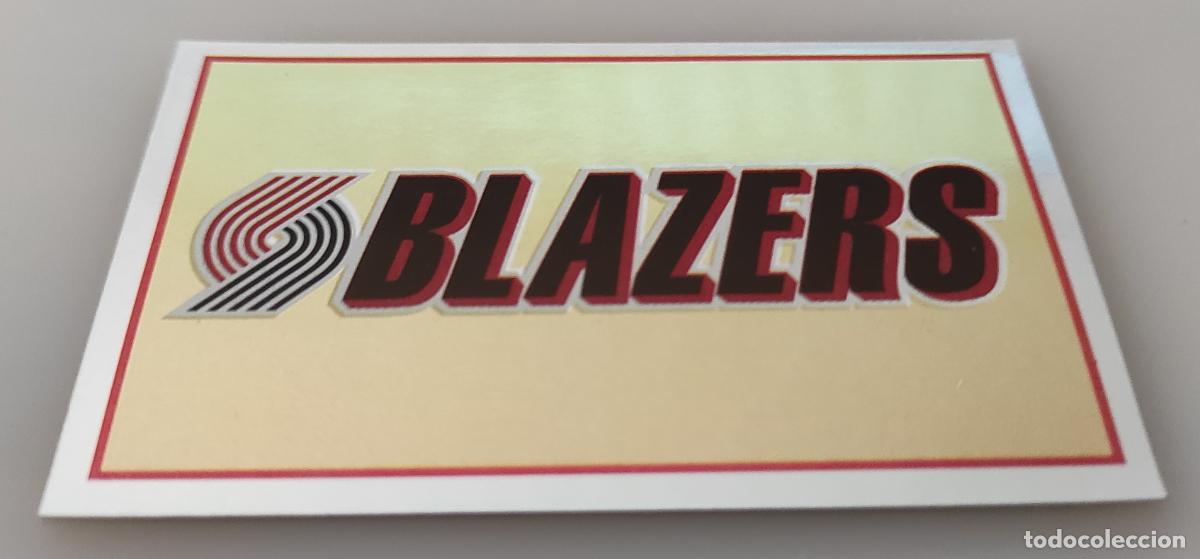 Coleccionismo deportivo: 250 - TEAM LOGO PORTLAND TRAIL BLAZERS 96 97 - CROMO PANINI NBA BASKETBALL 1996 1997