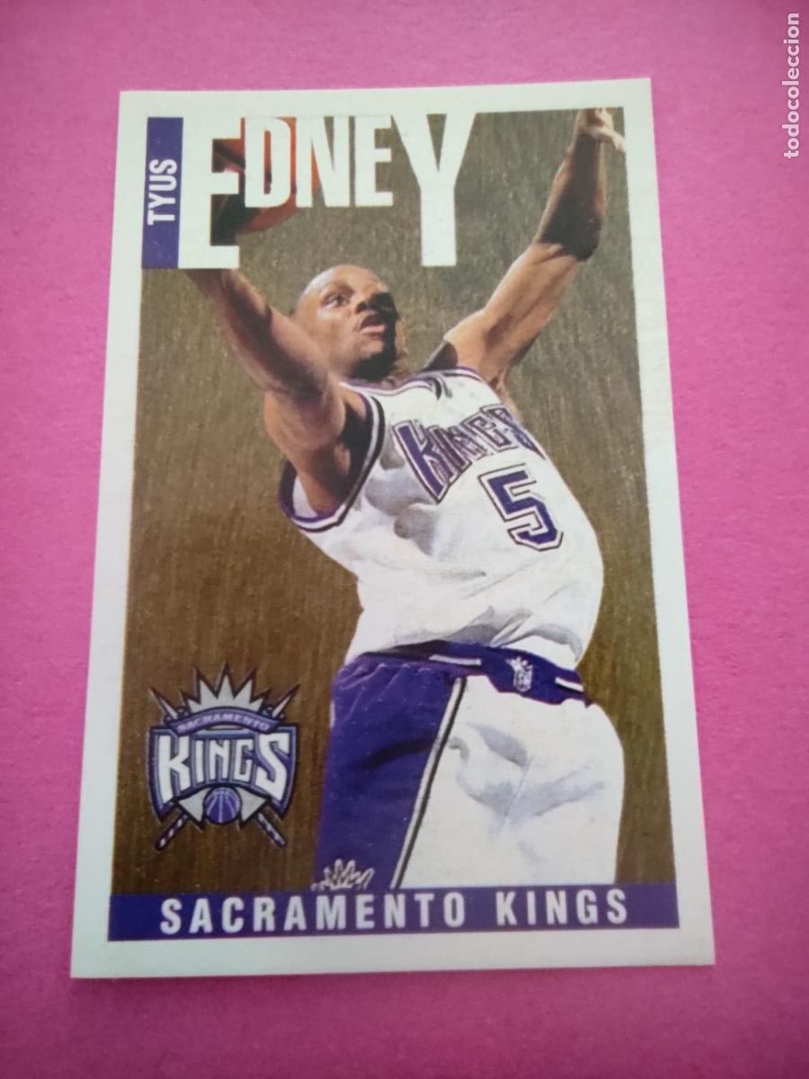 Coleccionismo deportivo: 255 - TYUS EDNEY (SACRAMENTO KINGS) 96 97 - CROMO PANINI NBA BASKETBALL 1996 1997