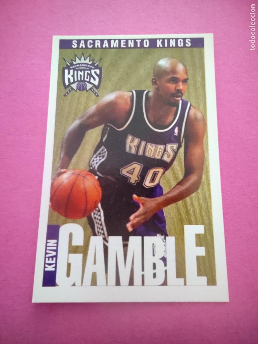 Colecionismo desportivo: 256 - KEVIN GAMBLE (SACRAMENTO KINGS) 96 97 - CROMO PANINI NBA BASKETBALL 1996 1997