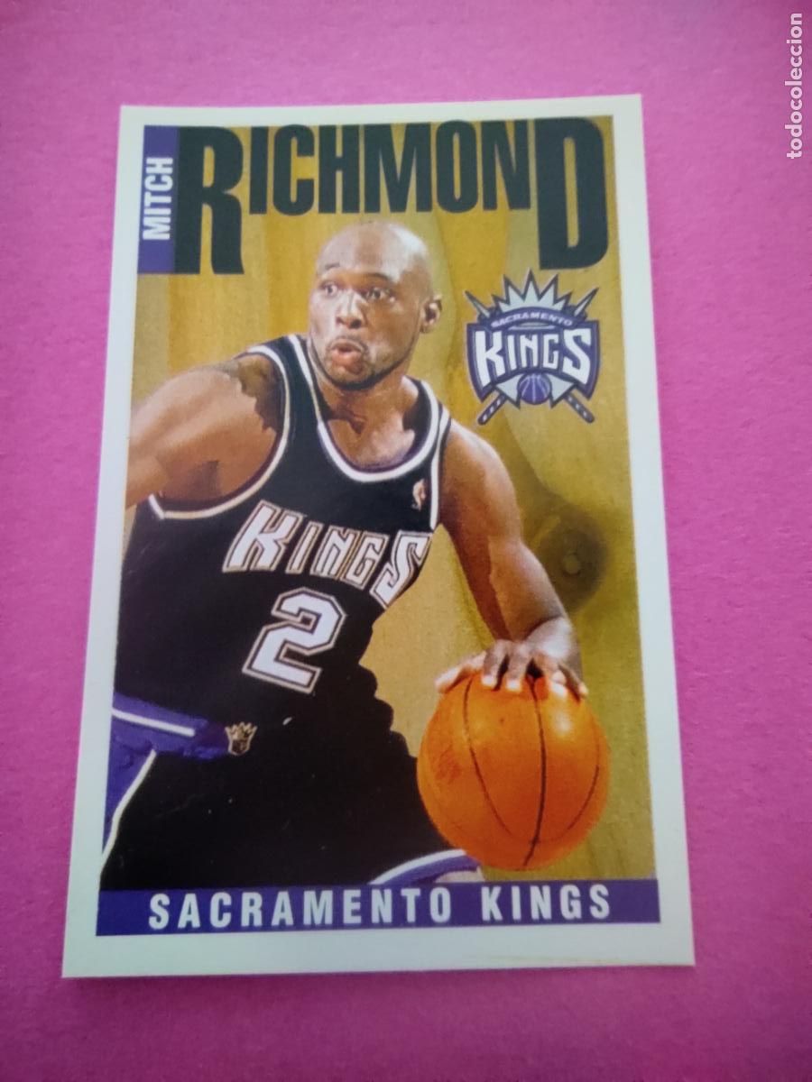 Coleccionismo deportivo: 262 - MITCH RICHMOND (SACRAMENTO KINGS) 96 97 - CROMO PANINI NBA BASKETBALL 1996 1997
