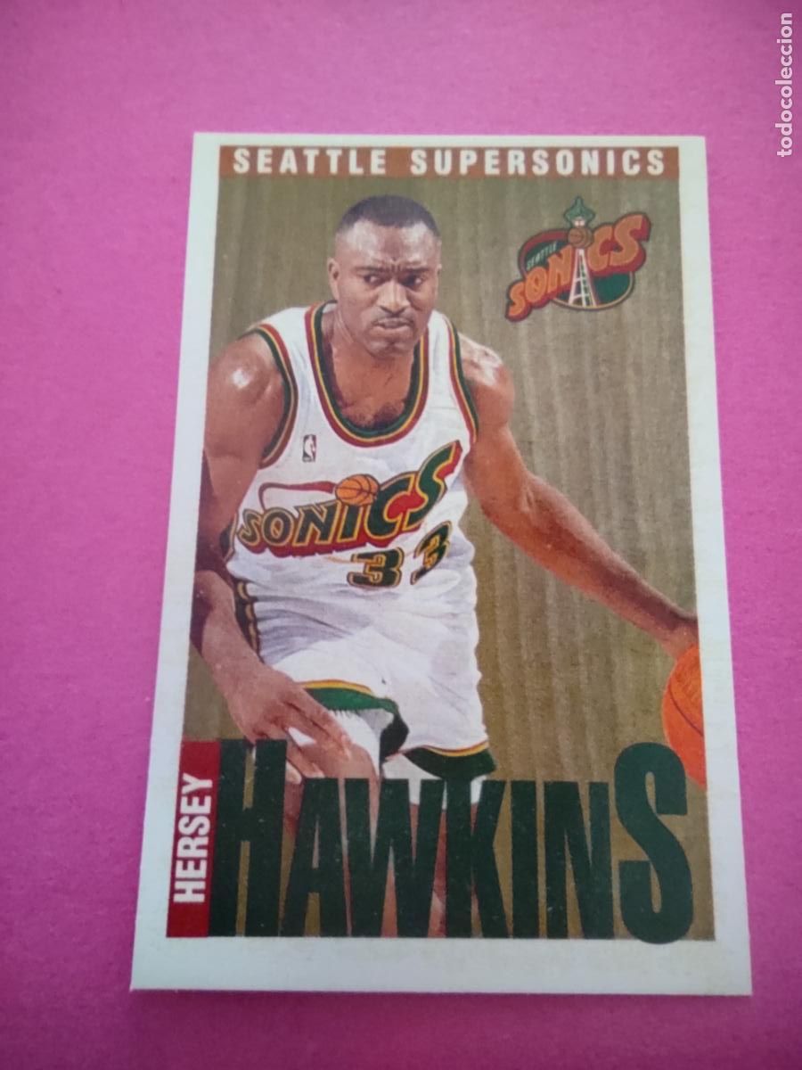 Coleccionismo deportivo: 265 - HERSEY HAWKINS (SEATTLE SUPERSONICS) 96 97 - CROMO PANINI NBA BASKETBALL 1996 1997