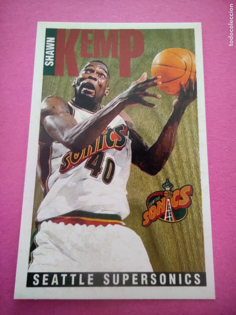 Coleccionismo deportivo: 267 - SHAWN KEMP (SEATTLE SUPERSONICS) 96 97 - CROMO PANINI NBA BASKETBALL 1996 1997