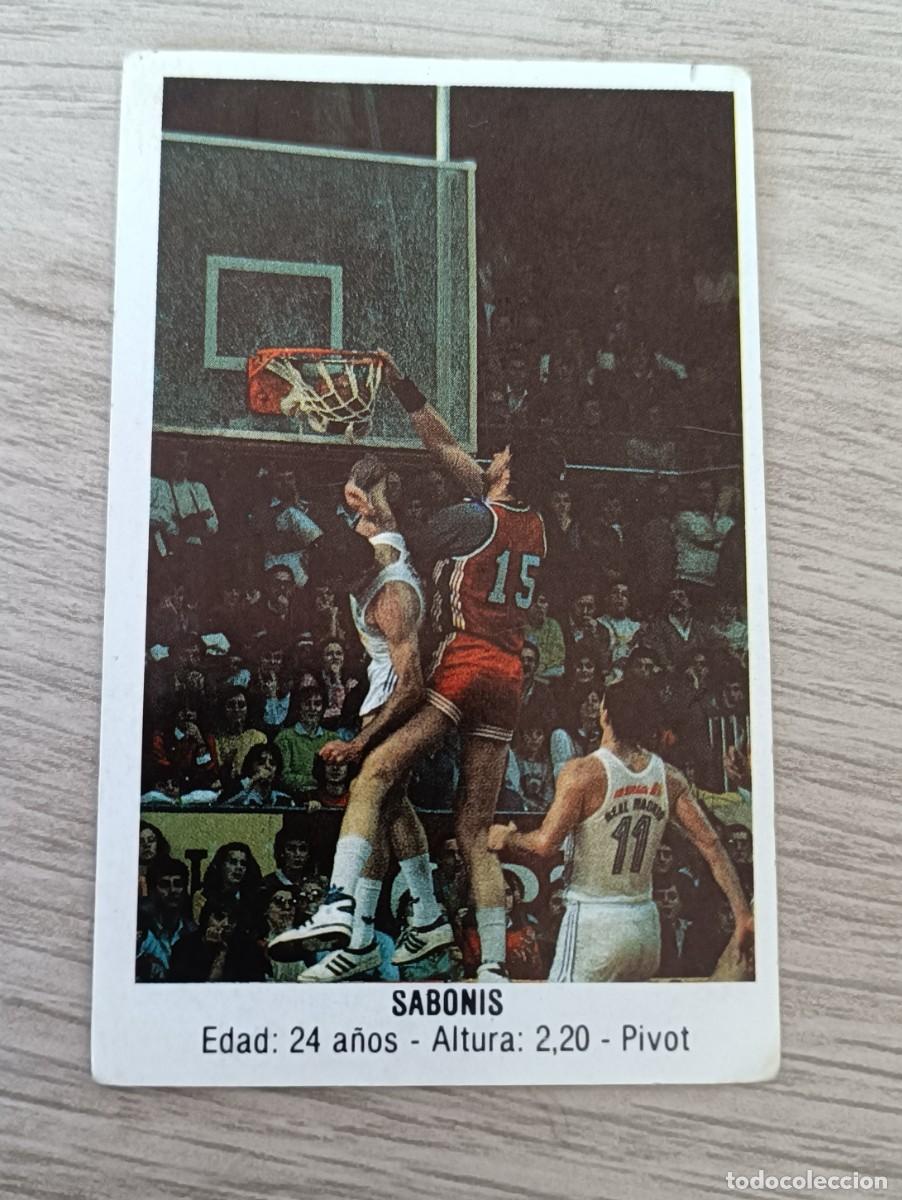 Coleccionismo deportivo: Cromo 127 SABONIS, Baloncesto 88 de J Merchante, Sin Pegar, Converse