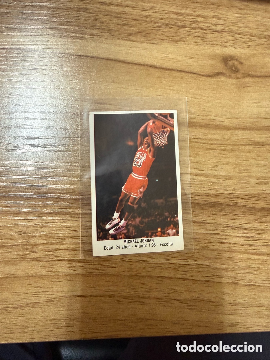 Coleccionismo deportivo: 1987 MICHAEL JORDAN N&ordm; 113 CONVERSE SIN PEGAR