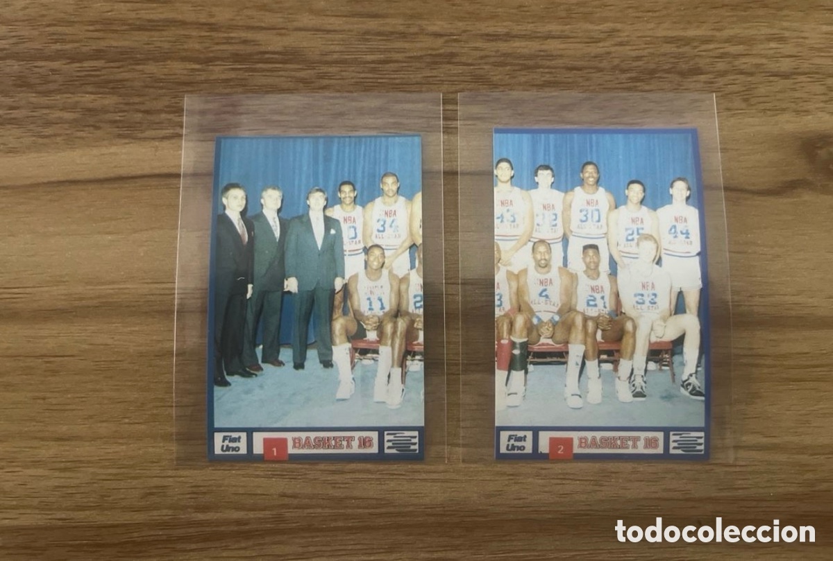Coleccionismo deportivo: 1988 MICHAEL JORDAN LARRY BIRD... N&ordm; 1-2 PUZZLE BASKET 16 SIN PEGAR