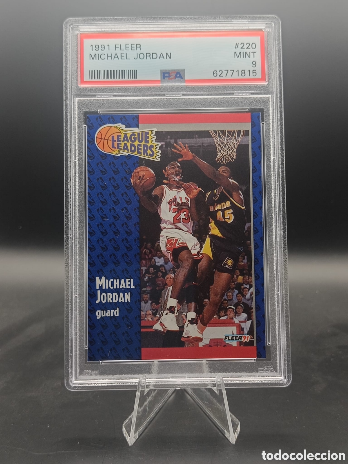 Coleccionismo deportivo: 1991 Fleer Michael Jordan #220 PSA 9