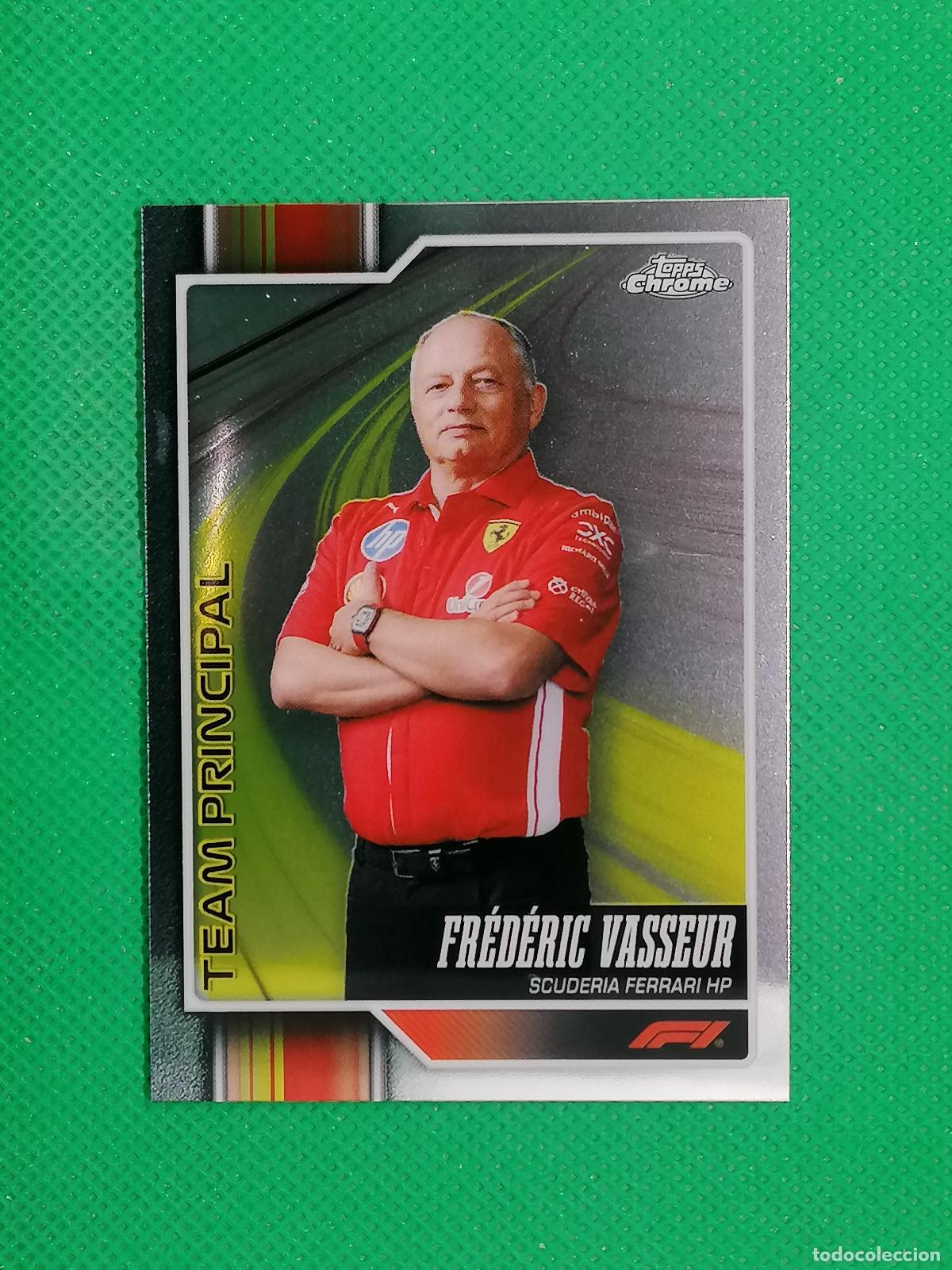 Coleccionismo deportivo: 193 FREDERIC VASSEUR FERRARI ⚽ TOPPS CHROME FORMULA 1 F1 2026 2027 26 27 ⚽