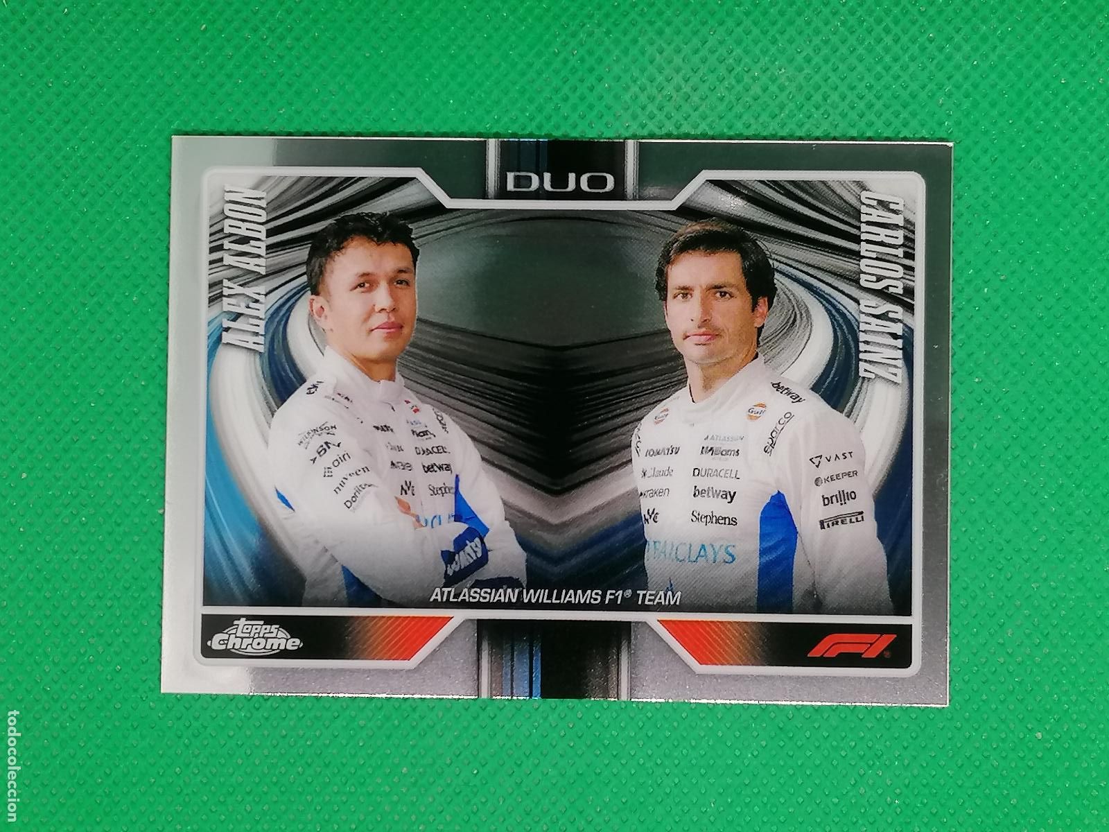 Coleccionismo deportivo: 172 ALEX ALBON CARLOS SAINZ WILLIAMS DUO ⚽ TOPPS CHROME FORMULA 1 F1 2026 2027 26 27 ⚽