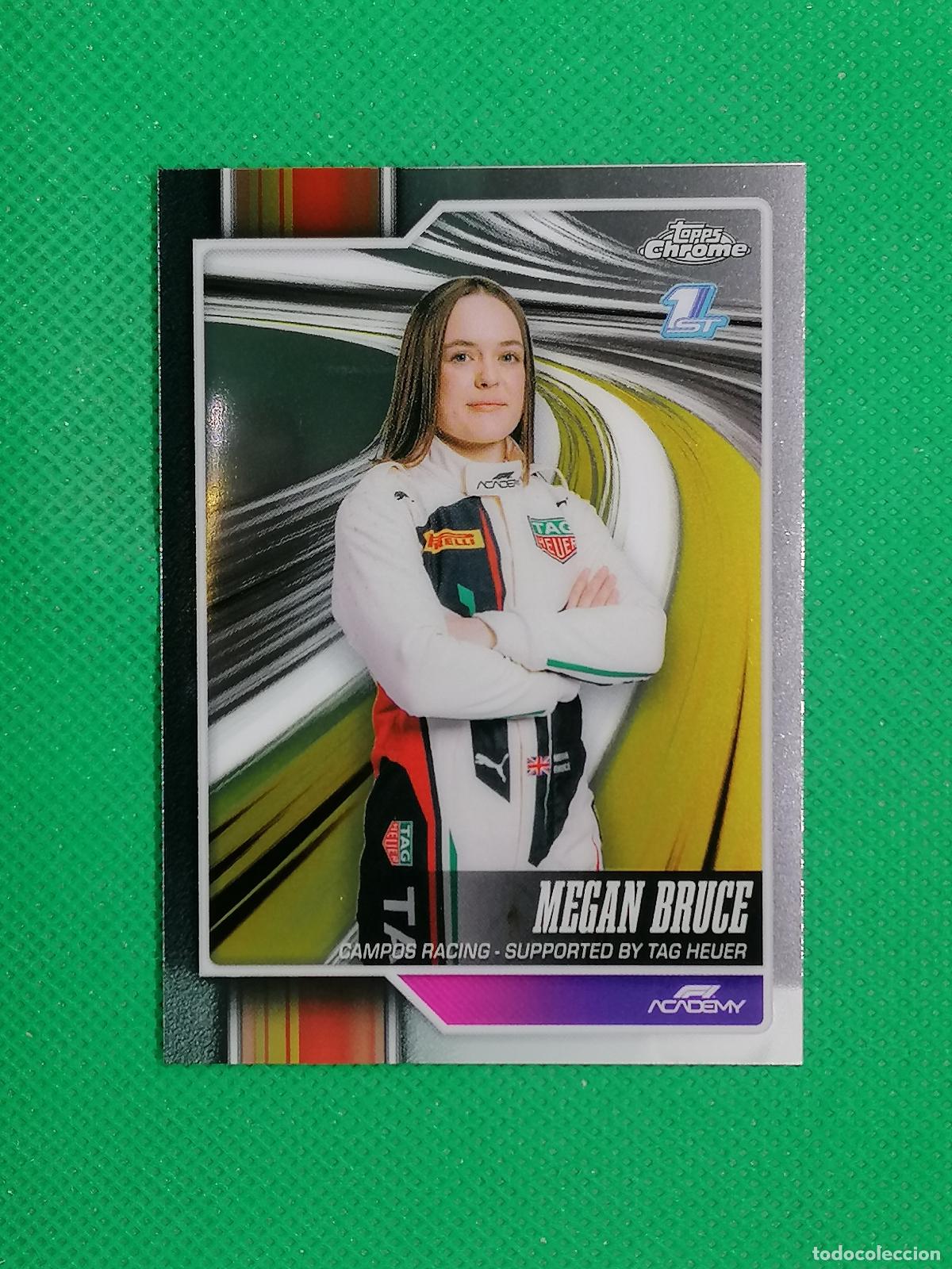 Coleccionismo deportivo: 75 MEGAN BRUCE CAMPOS RACING 1ST ⚽ TOPPS CHROME FORMULA 1 F1 2026 2027 26 27 ⚽