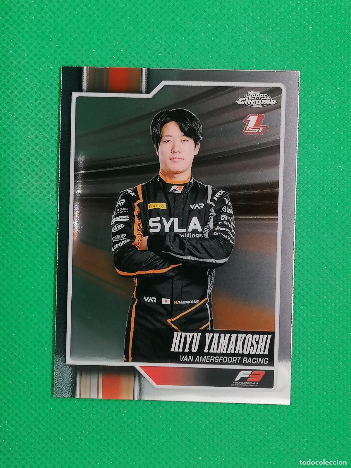 Coleccionismo deportivo: 58 HIYU YAMAKOSHI VAN AMERSFOORT F3 1ST⚽ TOPPS CHROME FORMULA 1 F1 2026 2027 26 27 ⚽