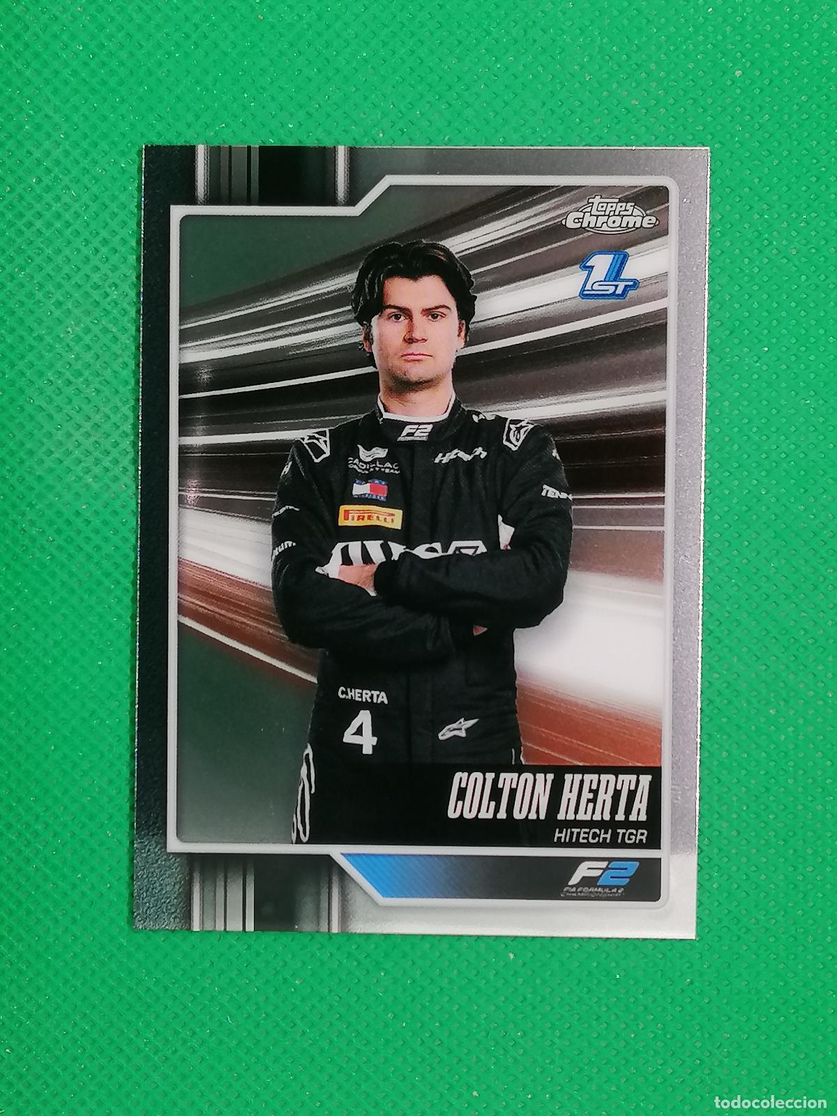 Coleccionismo deportivo: 29 COLTON HERTA HTECH 1ST ⚽ TOPPS CHROME FORMULA 1 F1 2026 2027 26 27 ⚽