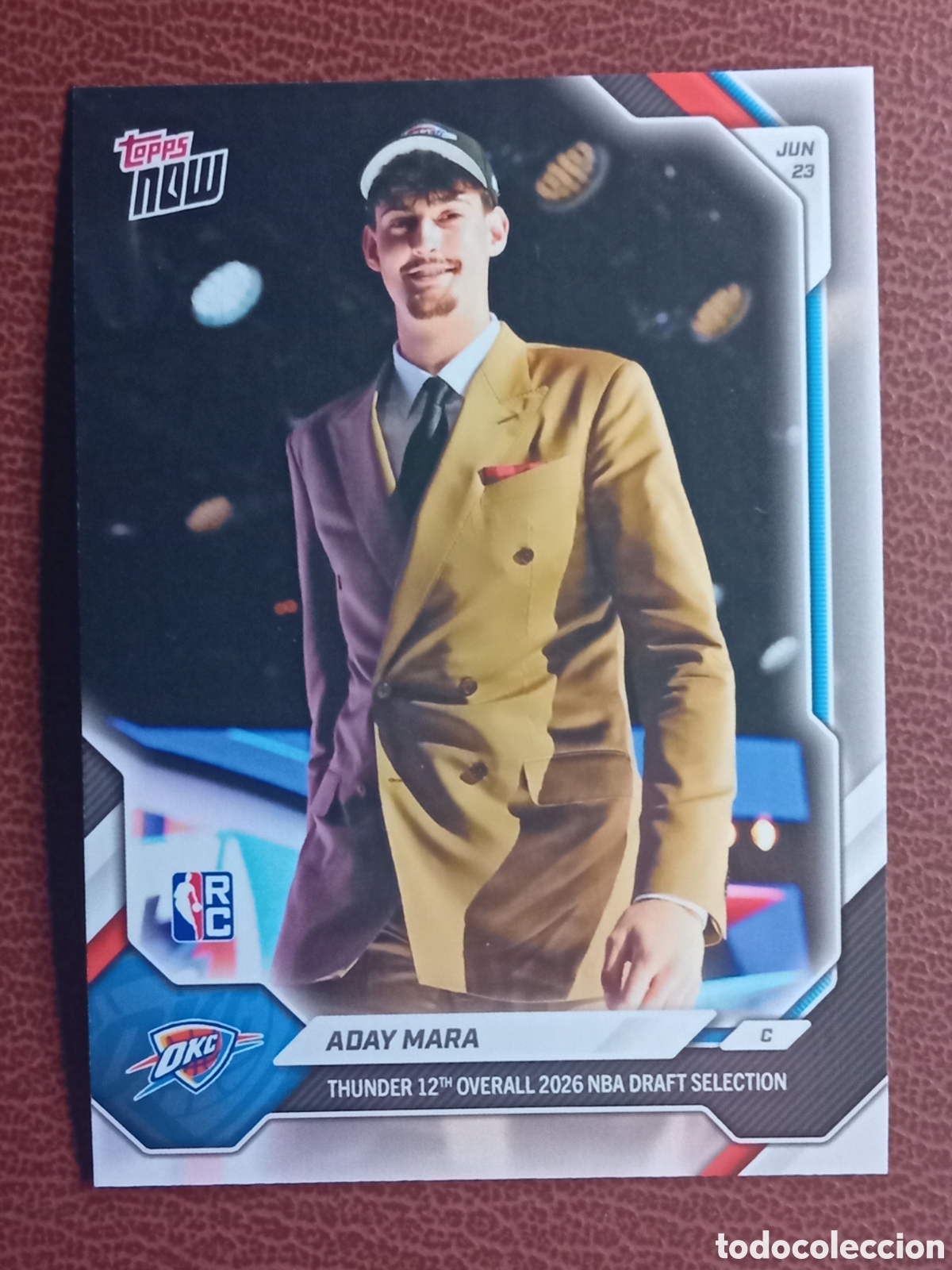 Coleccionismo deportivo: Aday Mara Topps Now Rookie Draft 2026