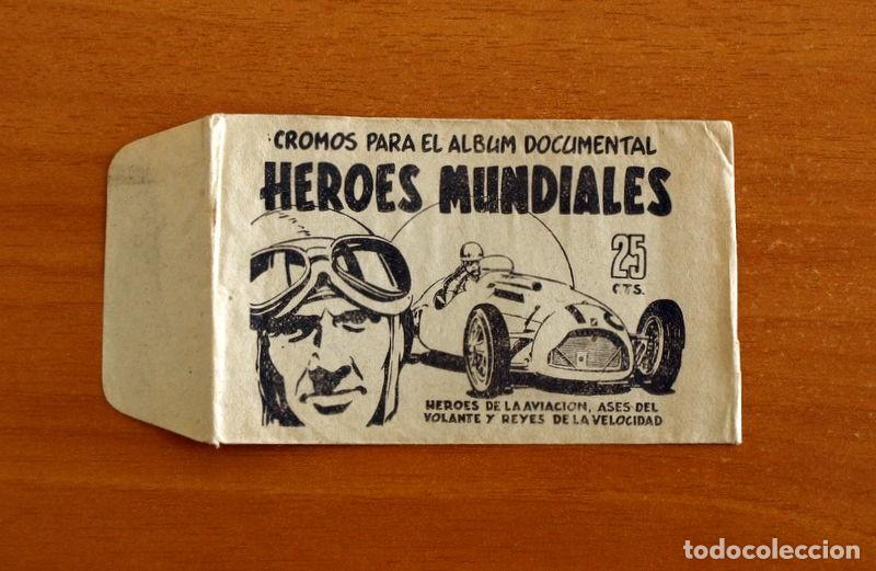 Coleccionismo deportivo: Sobre vacio, sin cromos - H&eacute;roes mundiales - Ediciones Cliper A&ntilde;o 1952 - &Aacute;lbum Documental