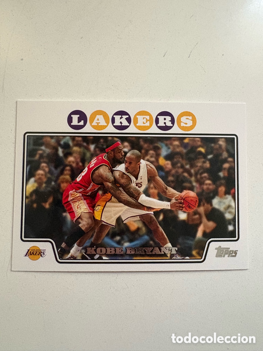Coleccionismo deportivo: Kobe Bryant Topps NBA 2008