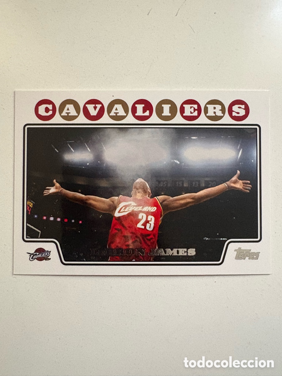 Coleccionismo deportivo: Lebron James Topps NBA 2008