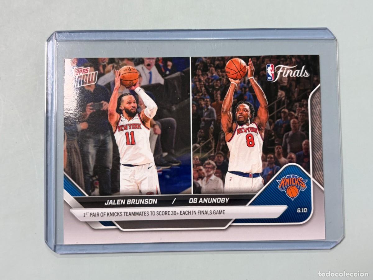 Coleccionismo deportivo: JALEN BRUNSON / OG ANUNOBY - 2025-26 NBA TOPPS NOW&reg; - CARD 338