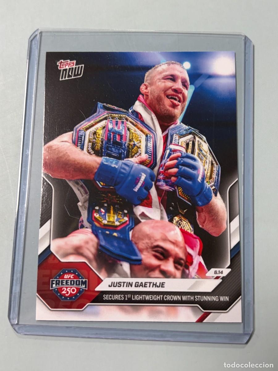 Coleccionismo deportivo: JUSTIN GAETHJE - 2026 UFC TOPPS NOW&reg; - CARD 18