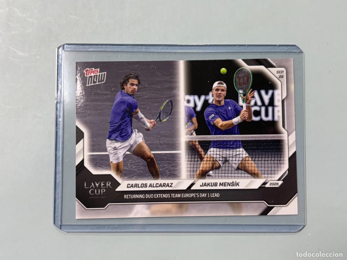 Coleccionismo deportivo: CARLOS ALCARAZ / JAKUB MEN&Scaron;&Iacute;K - 2026 TOPPS NOW&reg; TENNIS - CARD 24