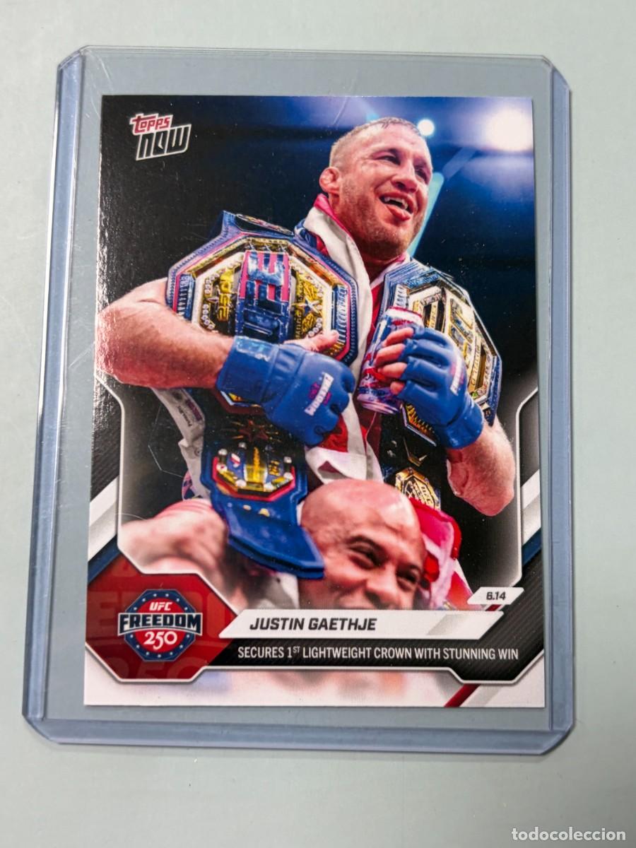 Coleccionismo deportivo: JUSTIN GAETHJE - 2026 UFC TOPPS NOW&reg; - CARD 18