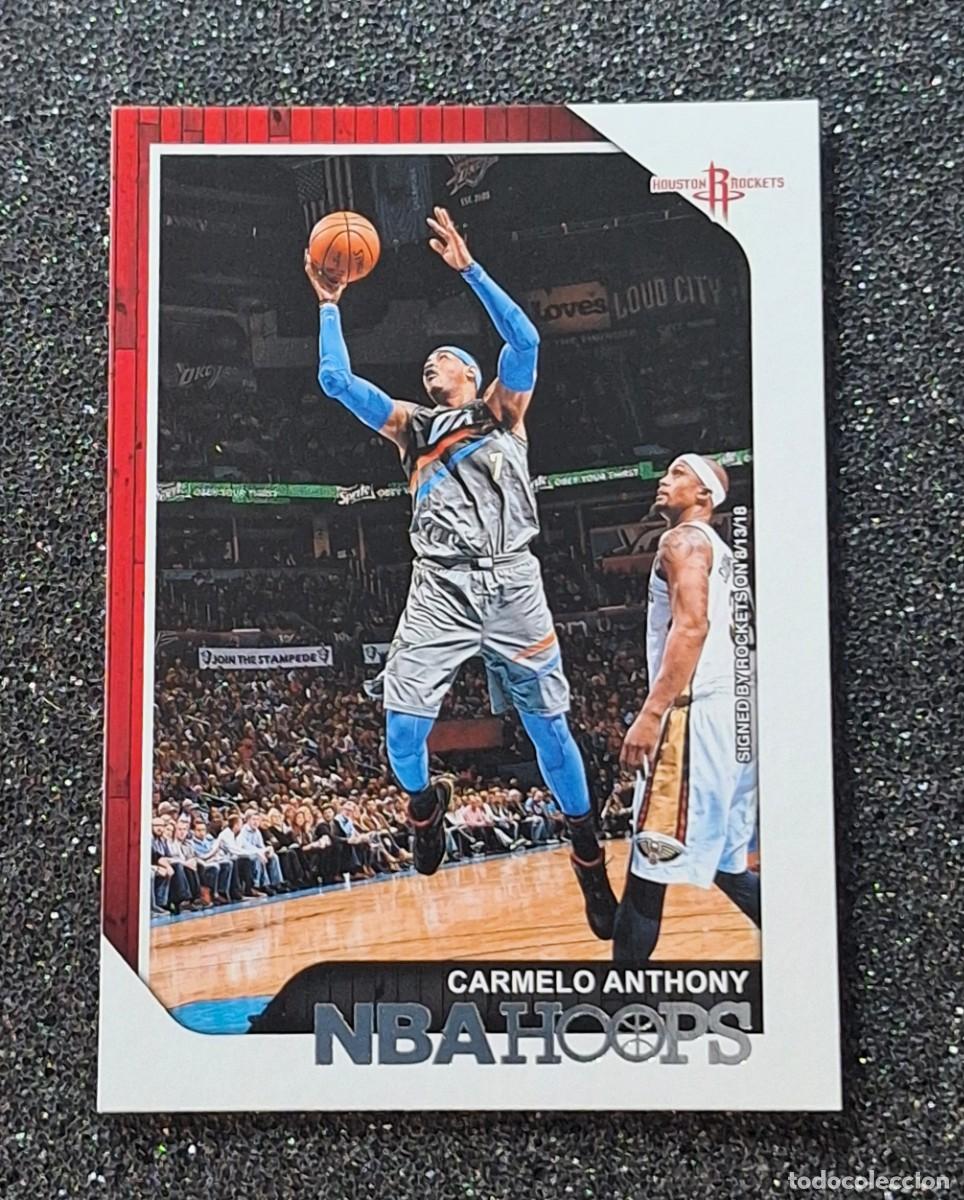 Coleccionismo deportivo: Carmelo Anthony Houston Rockets Panini Hoops #20