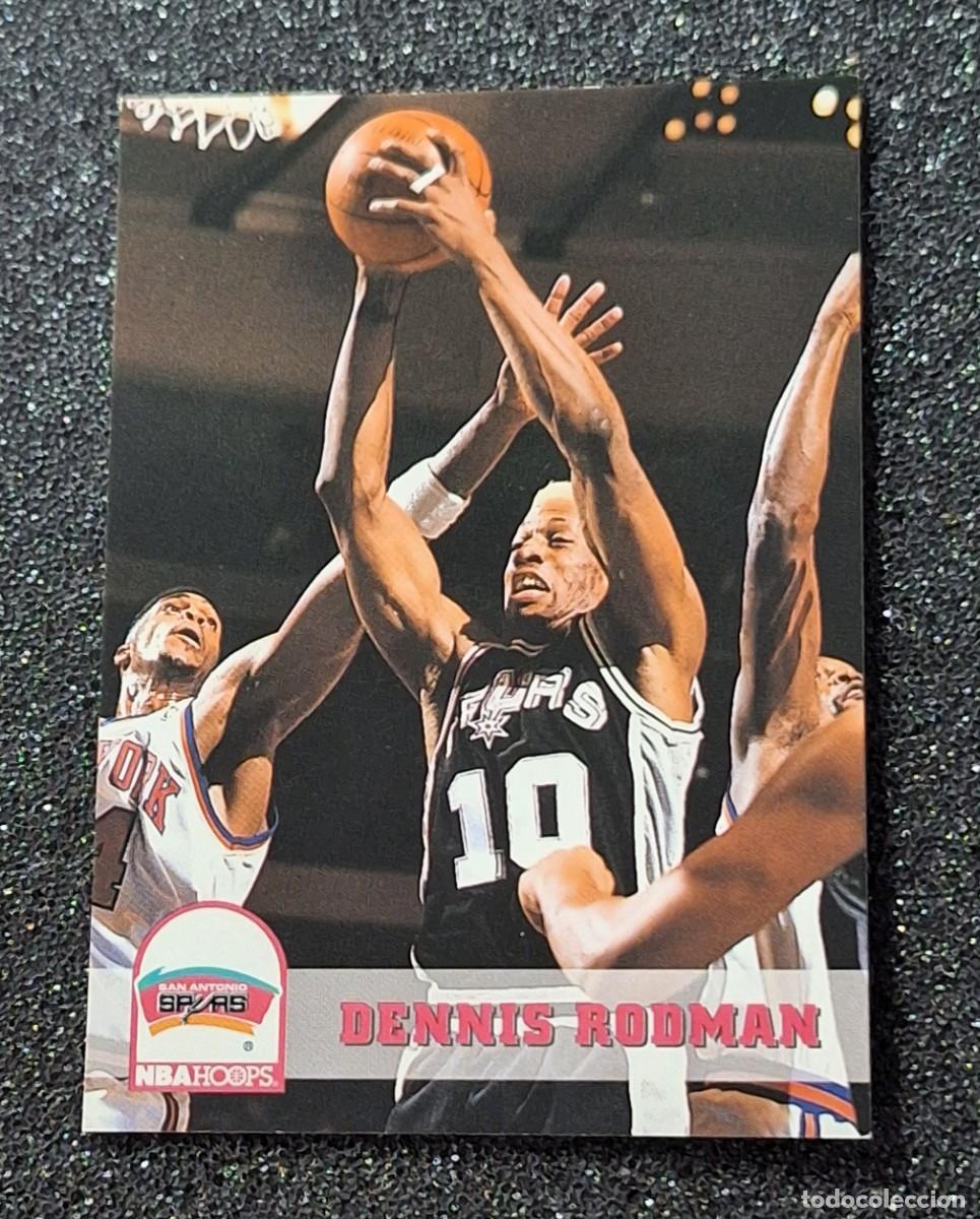Coleccionismo deportivo: Dennis Rodman San Antonio Spurs SkyBox Hoops Basketball 1994