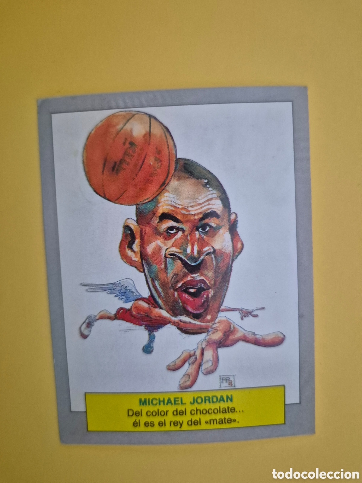 Coleccionismo deportivo: MICHAEL JORDAN ALBUM KARIKATAS CROMO N&ordm; 34 ED ESTE 1990