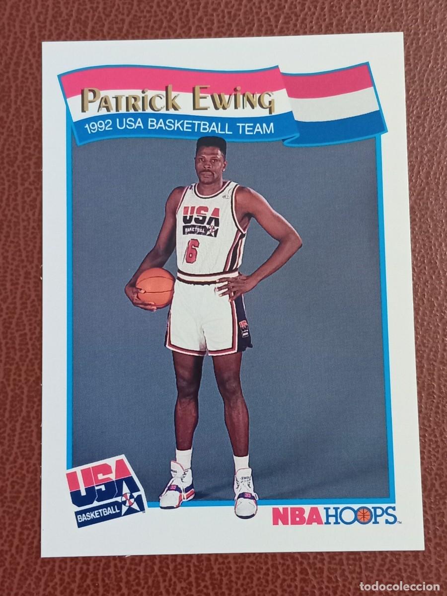 Coleccionismo deportivo: Card 53 Patrick Ewing NBA Hoops 1991-92 USA basketball