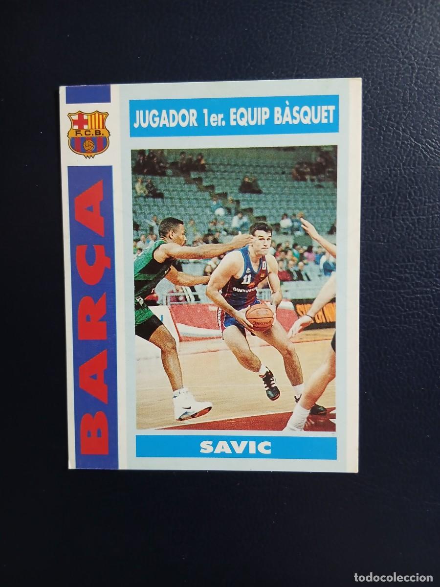 Coleccionismo deportivo: 77 SAVIC Colecci&oacute;n BAR&Ccedil;A Temporada 92-93