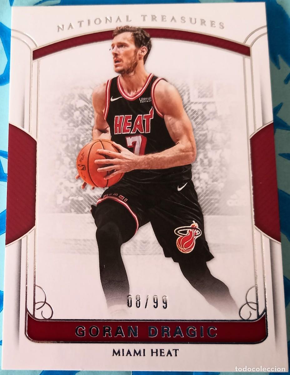 Coleccionismo deportivo: Goran Dragic Miami Heat Panini National Treasures 08/99