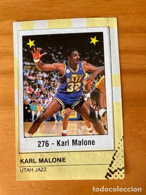Coleccionismo deportivo: KARL MALONE UTAH JAZZ - N&ordm; 276 STARS - NBA 89 PANINI RECORTADO
