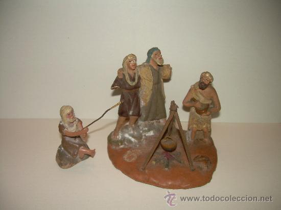 Figuras de Bel&eacute;n: ANTIGUAS FIGURAS DE BARRO - Foto 1