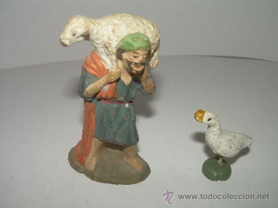 Figurines pour Cr&egrave;ches de No&euml;l: ANTIGUA FIGURA DE TERRACOTA.