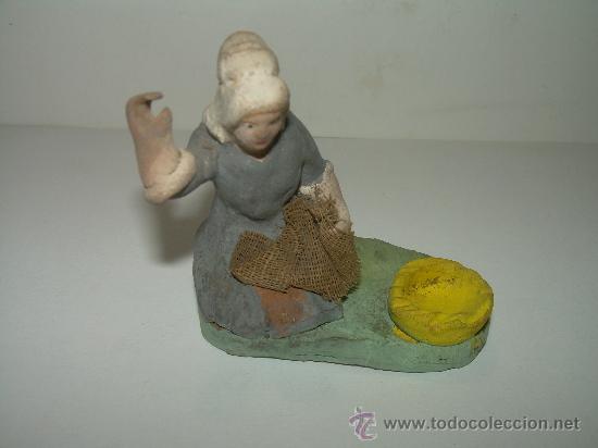 Figurines pour Cr&egrave;ches de No&euml;l: ANTIGUA FIGURA DE TERRACOTA.
