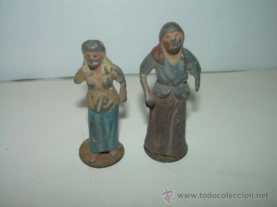 Figurines pour Cr&egrave;ches de No&euml;l: ANTIGUAS FIGURAS DE PLOMO.