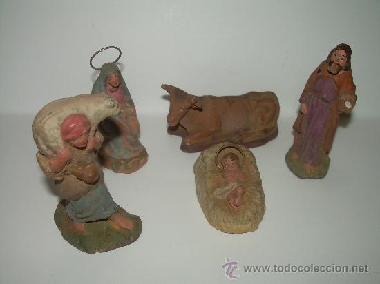 Figuren f&uuml;r Weihnachtskrippen: ANTIGUAS FIGURAS DE TERRACOTA.