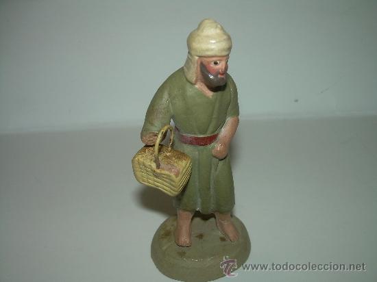 Figurines pour Cr&egrave;ches de No&euml;l: ANTIGUA Y BONITA FIGURA DE TERRACOTA.
