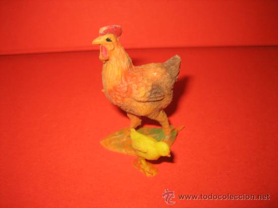 Figuras de Bel&eacute;n: GALLO Y POLLITO PARA BELEN PLASTICO - Foto 1