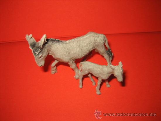 Figuras de Bel&eacute;n: FIGURAS BELEN PLASTICO  BURROS - Foto 2