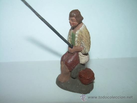Figurines pour Cr&egrave;ches de No&euml;l: ANTIGUA FIGURA DE TERRACOTA.